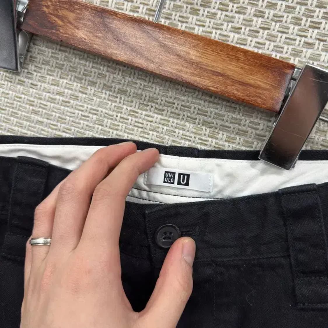 유니클로 U 르메르 코튼팬츠 면바지 76 A03283 상품이미지3