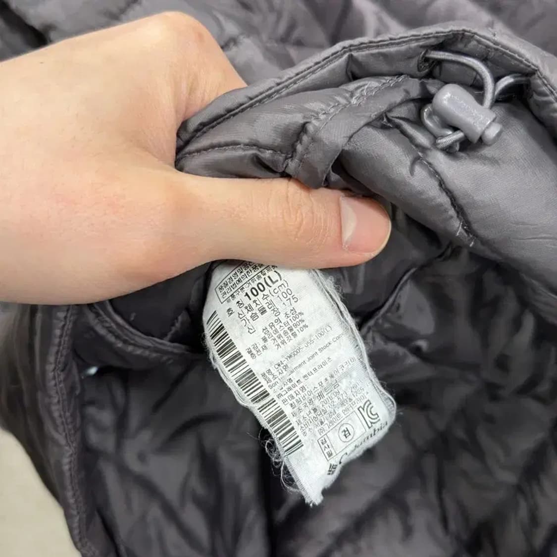 콜럼비아 아웃도어 거위털 구스다운 경량 패딩 100 A03248 상품이미지3