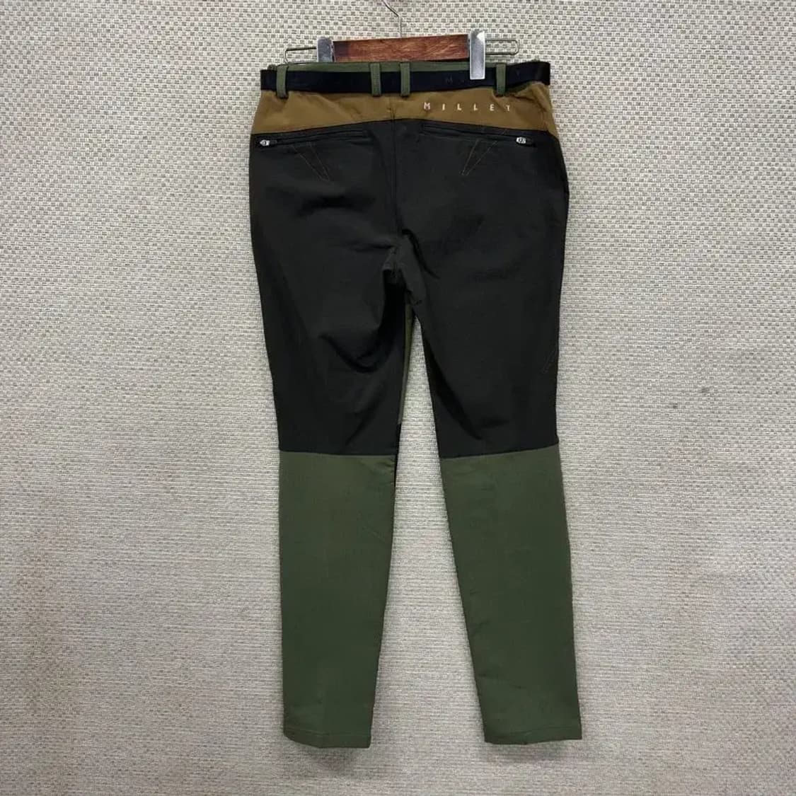 밀레 아웃도어 벨티드 자수로고 등산 바지 70 A03278 상품이미지2