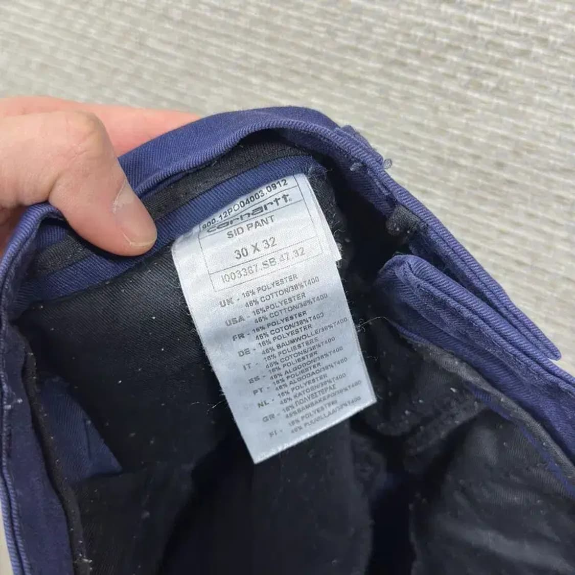 칼하트 시드 팬츠 코튼팬츠 면바지 30X32 A03279 상품이미지4