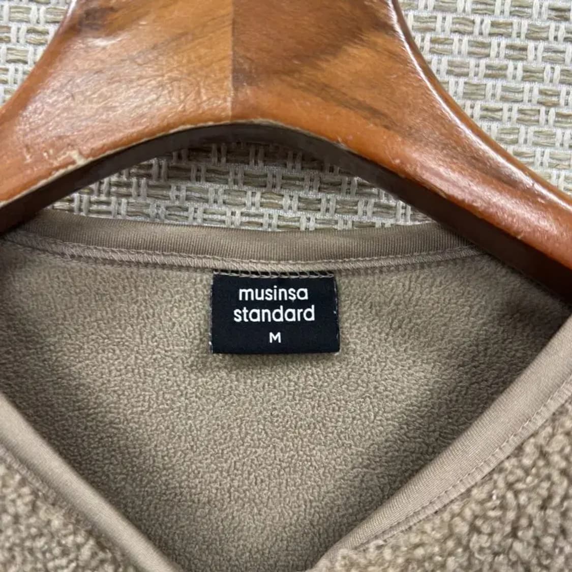 무신사스탠다드 캐주얼 양털 플리스 후리스 M A03330 상품이미지3