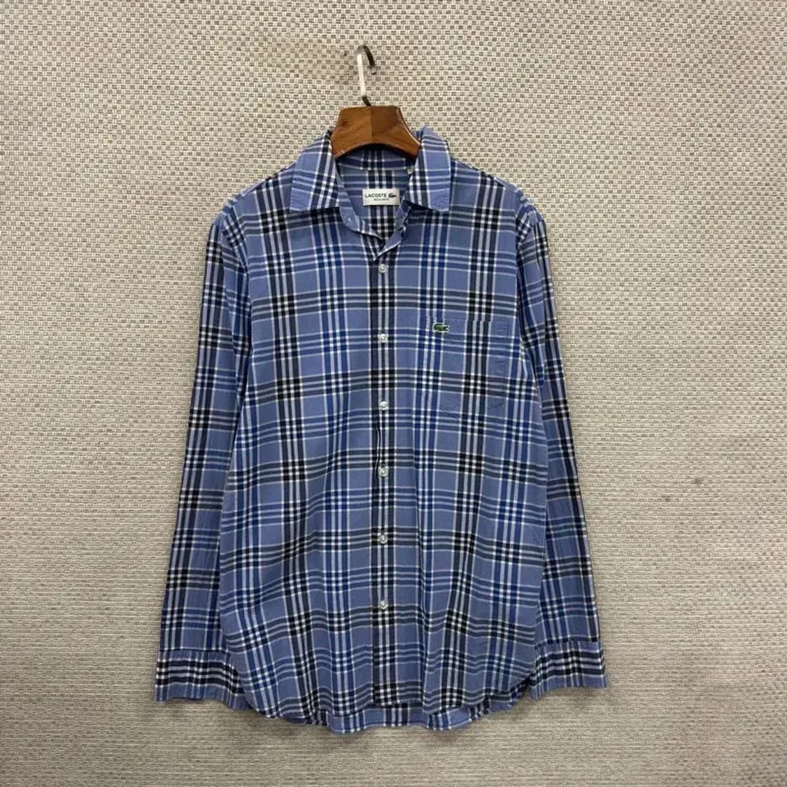 라코스테 캐주얼 자수로고 긴팔 셔츠 S A03331 상품이미지1