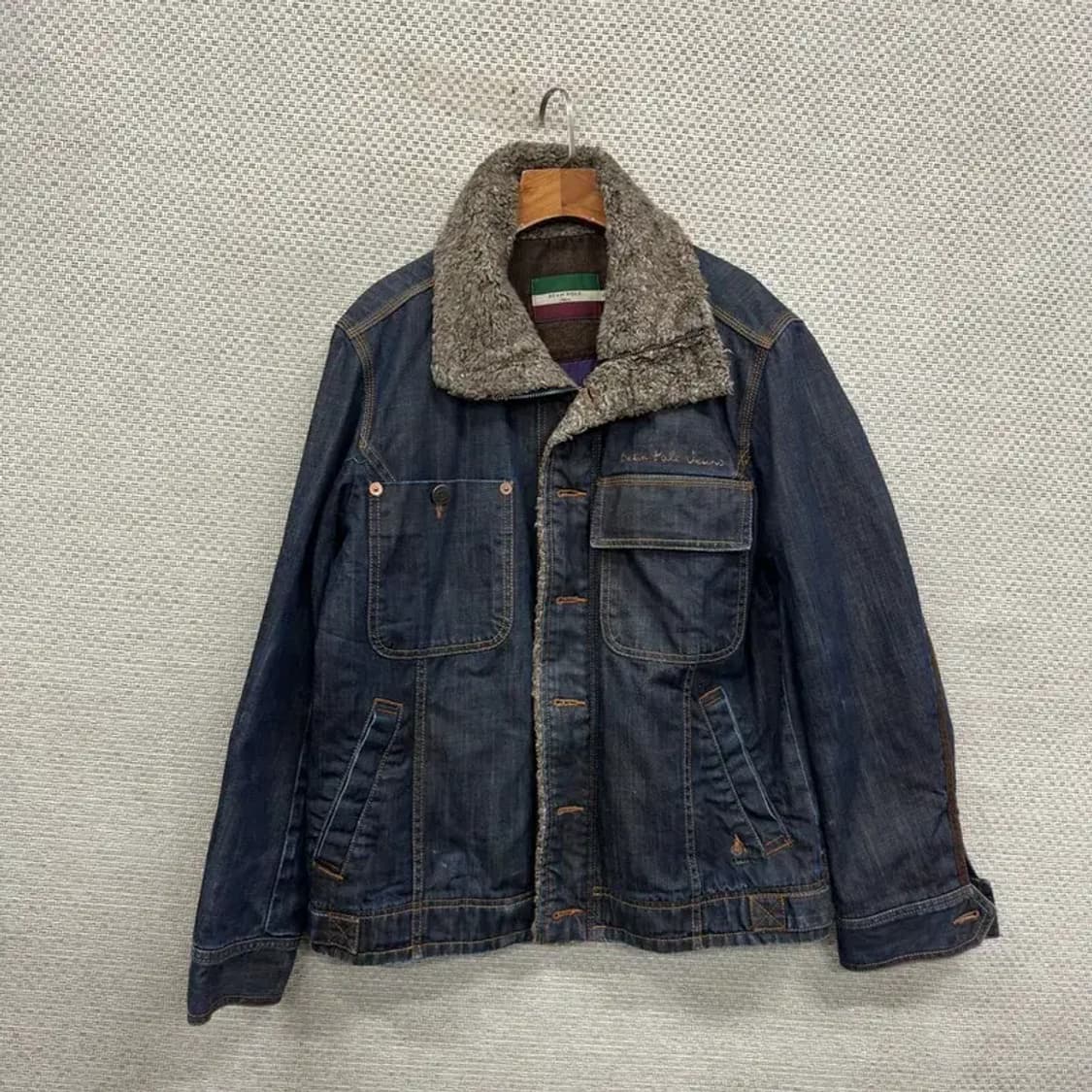 빈폴 올드스쿨 쉐르파 데님 청자켓 100 A03342 상품이미지1