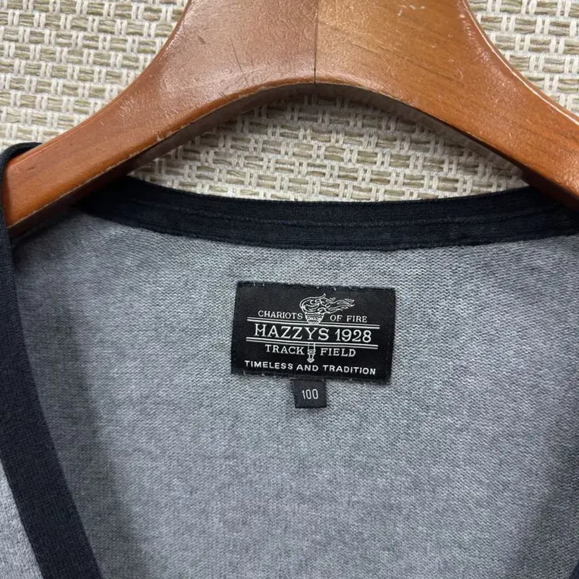 헤지스 캐주얼 자수로고 코튼 니트 가디건 100 A03349 상품이미지3