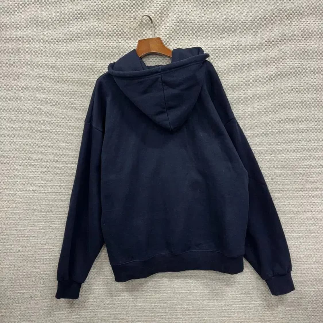 코드그라피 캐주얼 빅자수로고 기모 후드티 L A03329 상품이미지2