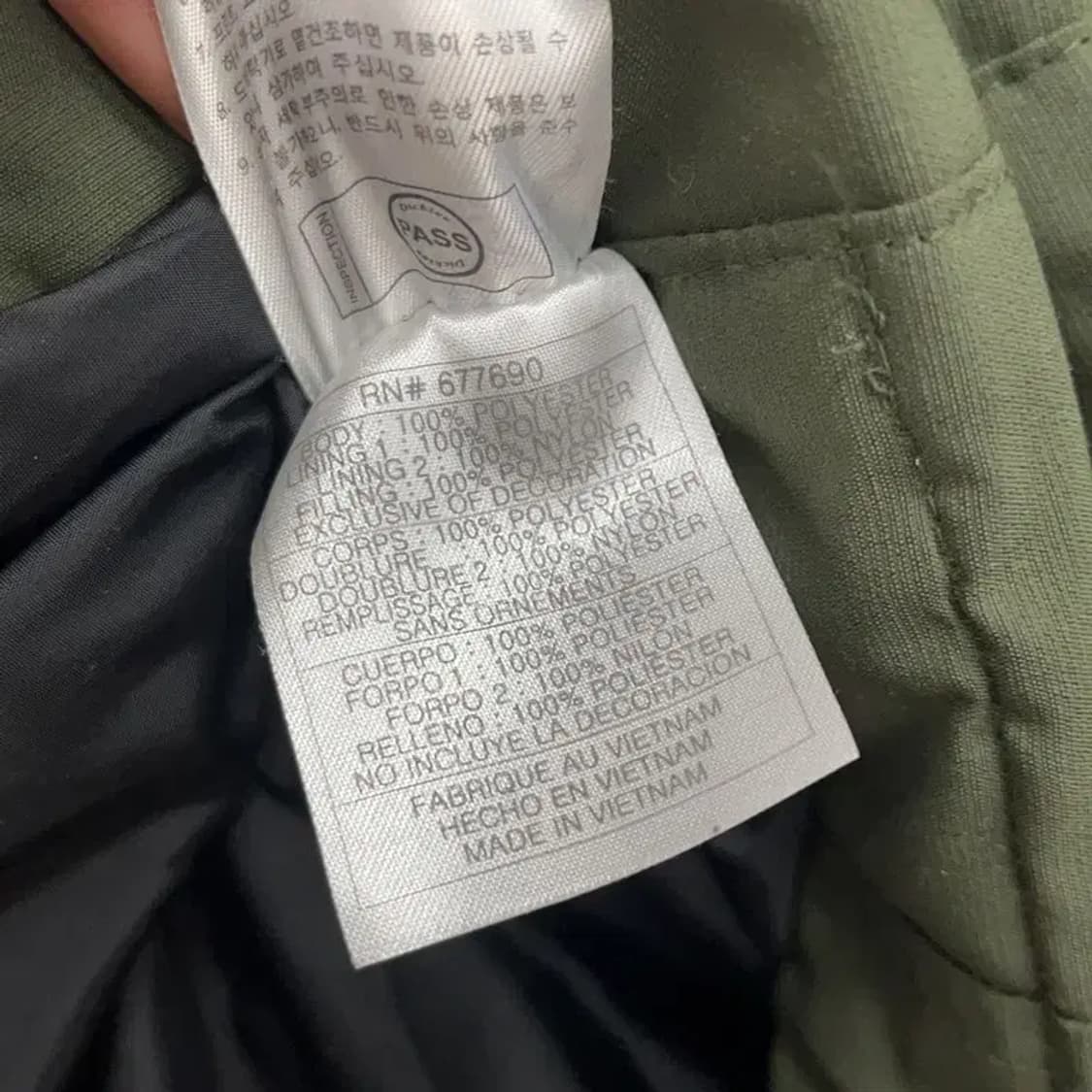 디키즈 캐주얼 자수로고 롱 패딩 점퍼 L A03336 상품이미지5