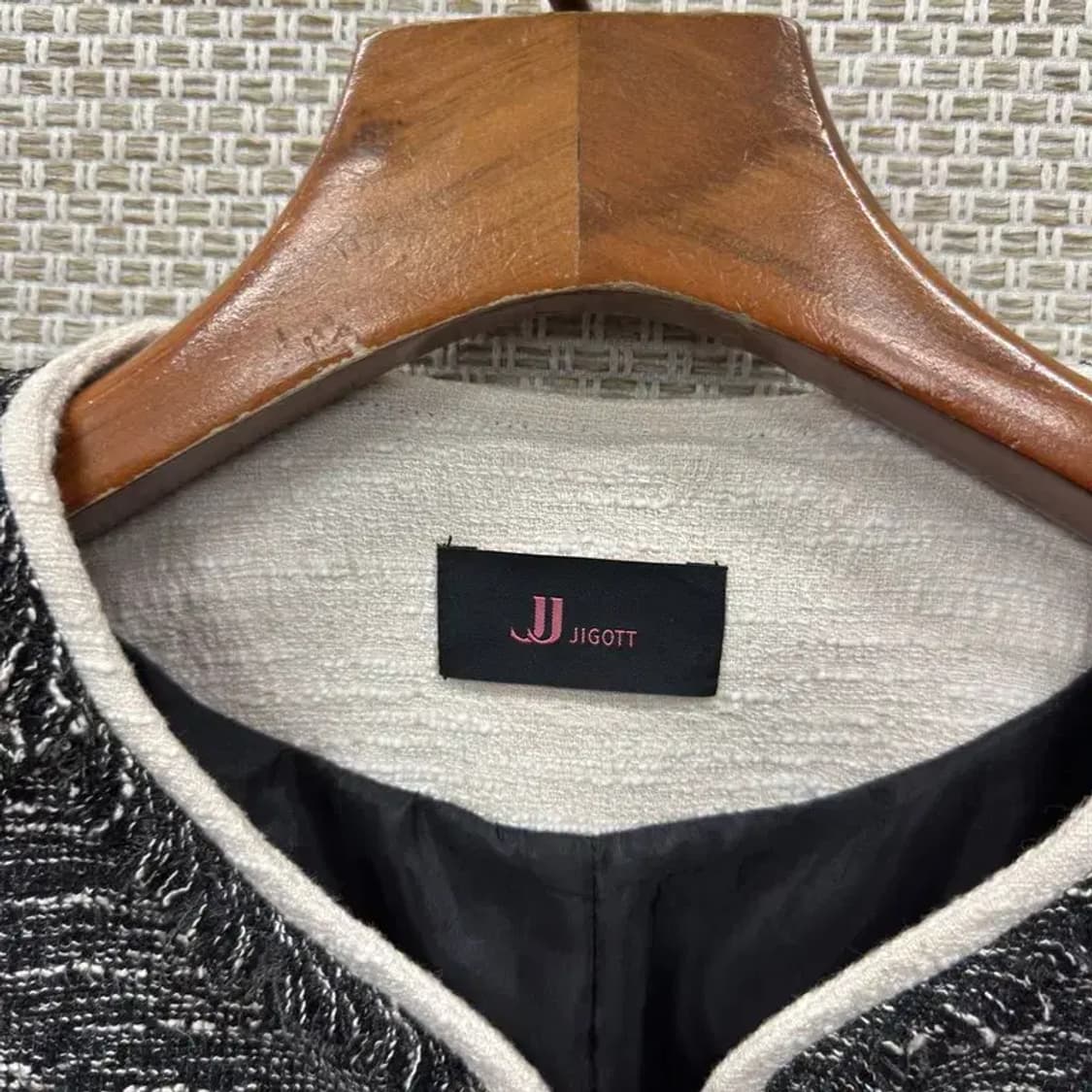 지고트 캐주얼 트위드 하프 코트 자켓 88 A03337 상품이미지3