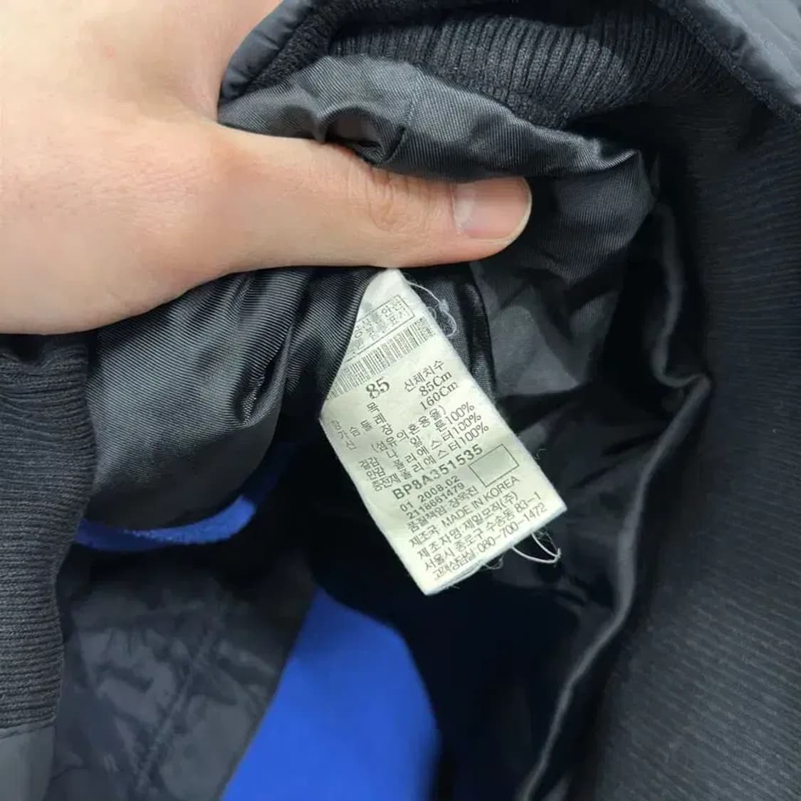 빈폴 캐주얼 자수로고 퀄팅 자켓 85 A03341 상품이미지4