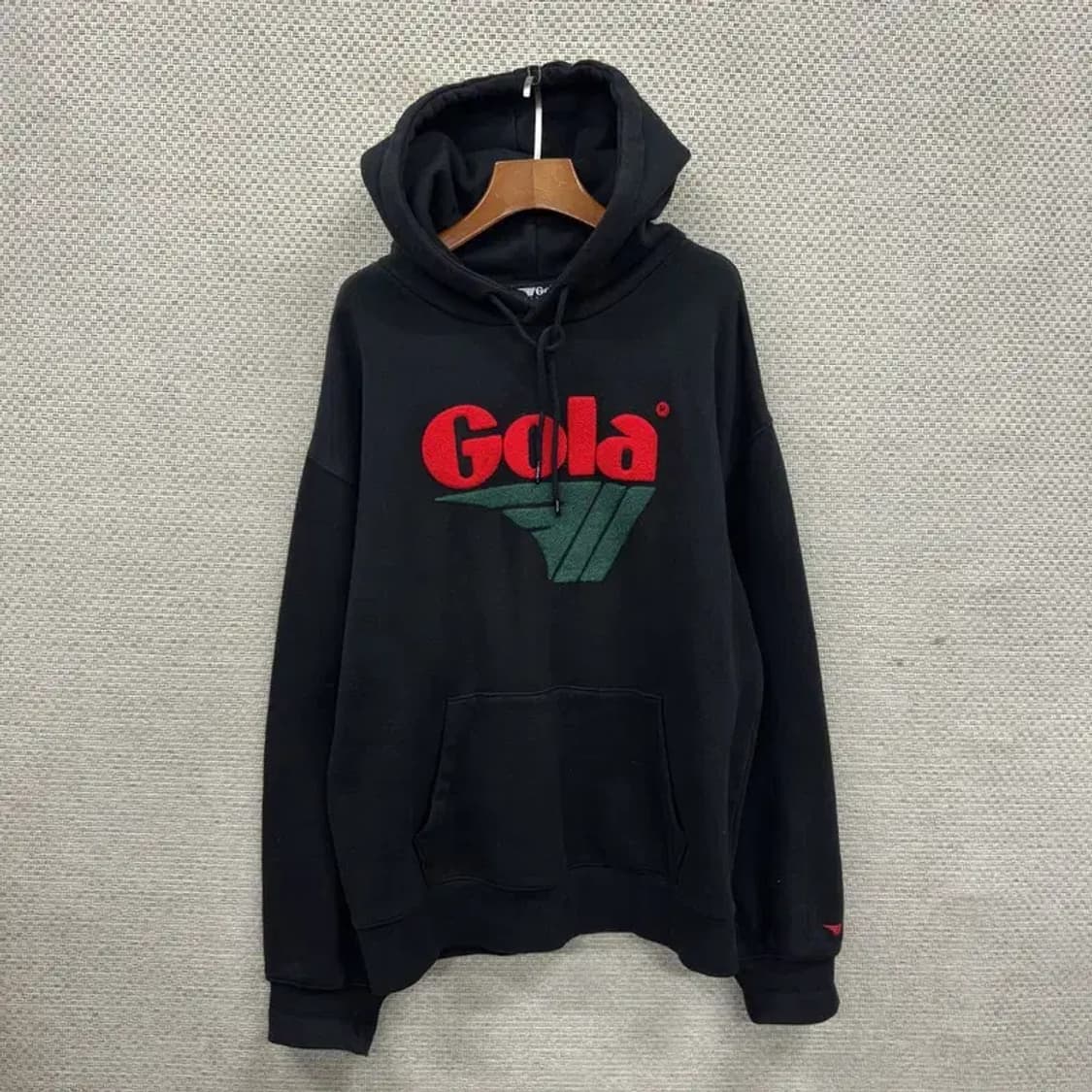 골라 GOLA 캐주얼 뽀글이로고 약기모 후드티 L A03418 상품이미지1