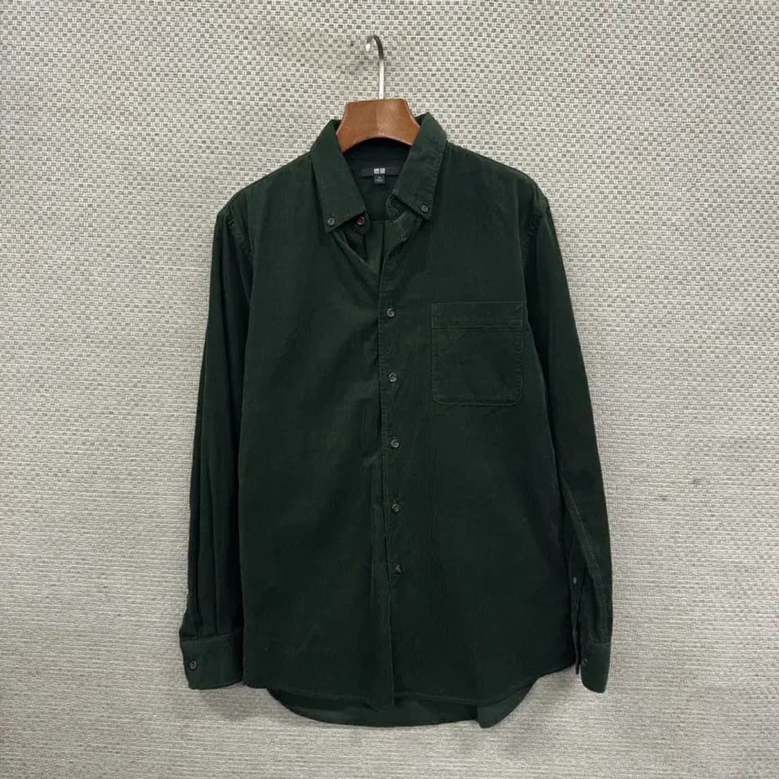 유니클로 캐주얼 코듀로이 골덴 긴팔 셔츠 M A03427 상품이미지1