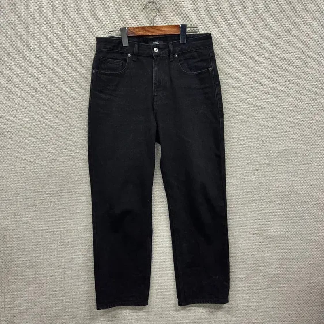 무신사스탠다드 캐주얼 블랙진 흑청바지 30인치 A03435 상품이미지1