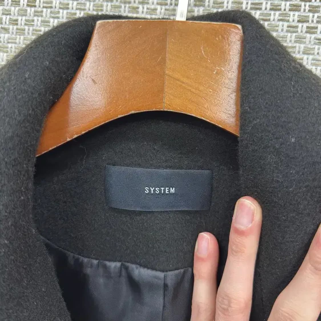 시스템 한섬 캐주얼 울 코트 자켓 82 A03424 상품이미지3