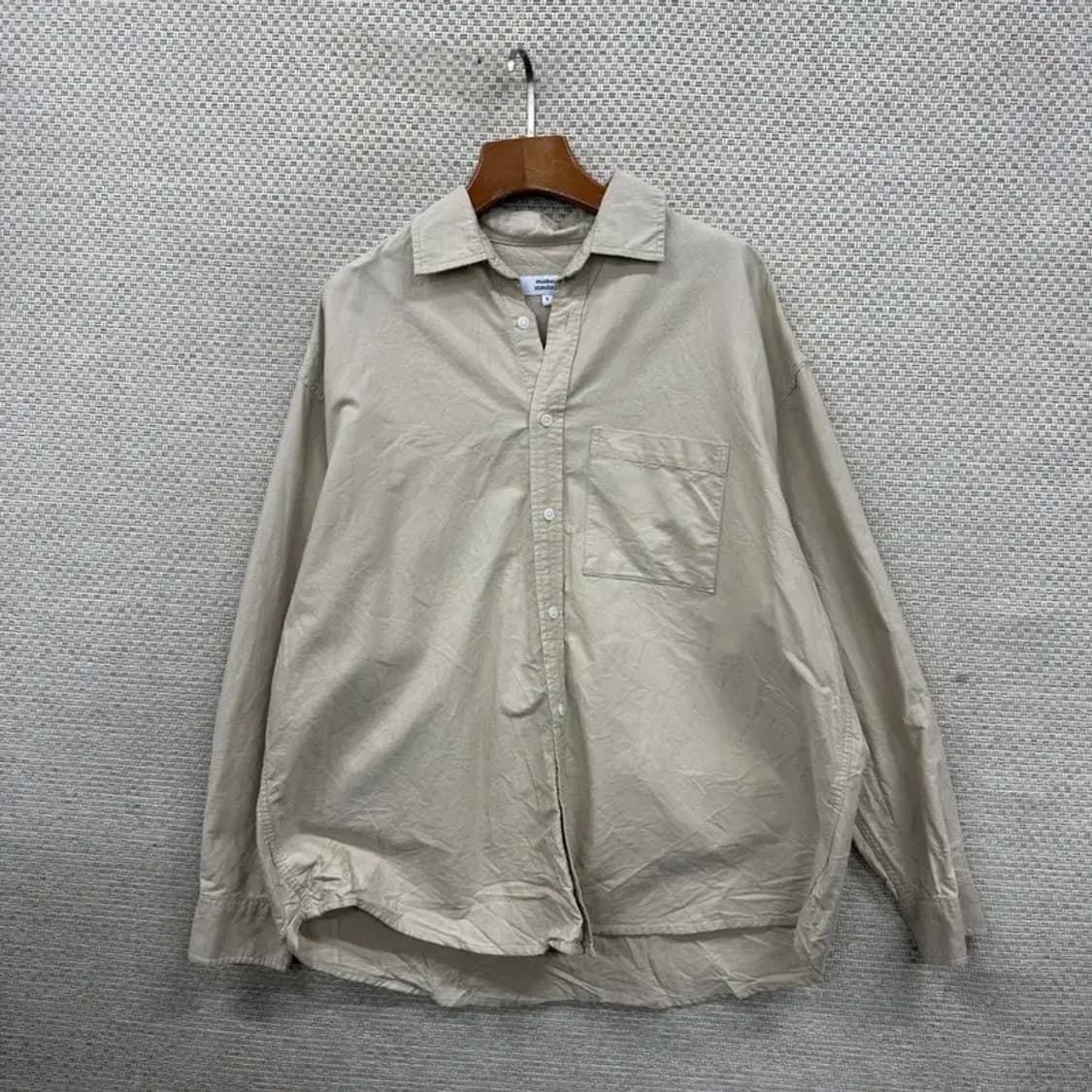 무신사스탠다드 캐주얼 오버핏 긴팔 셔츠 S A03428 상품이미지1