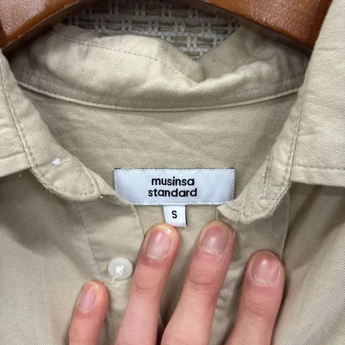 무신사스탠다드 캐주얼 오버핏 긴팔 셔츠 S A03428 상품이미지3