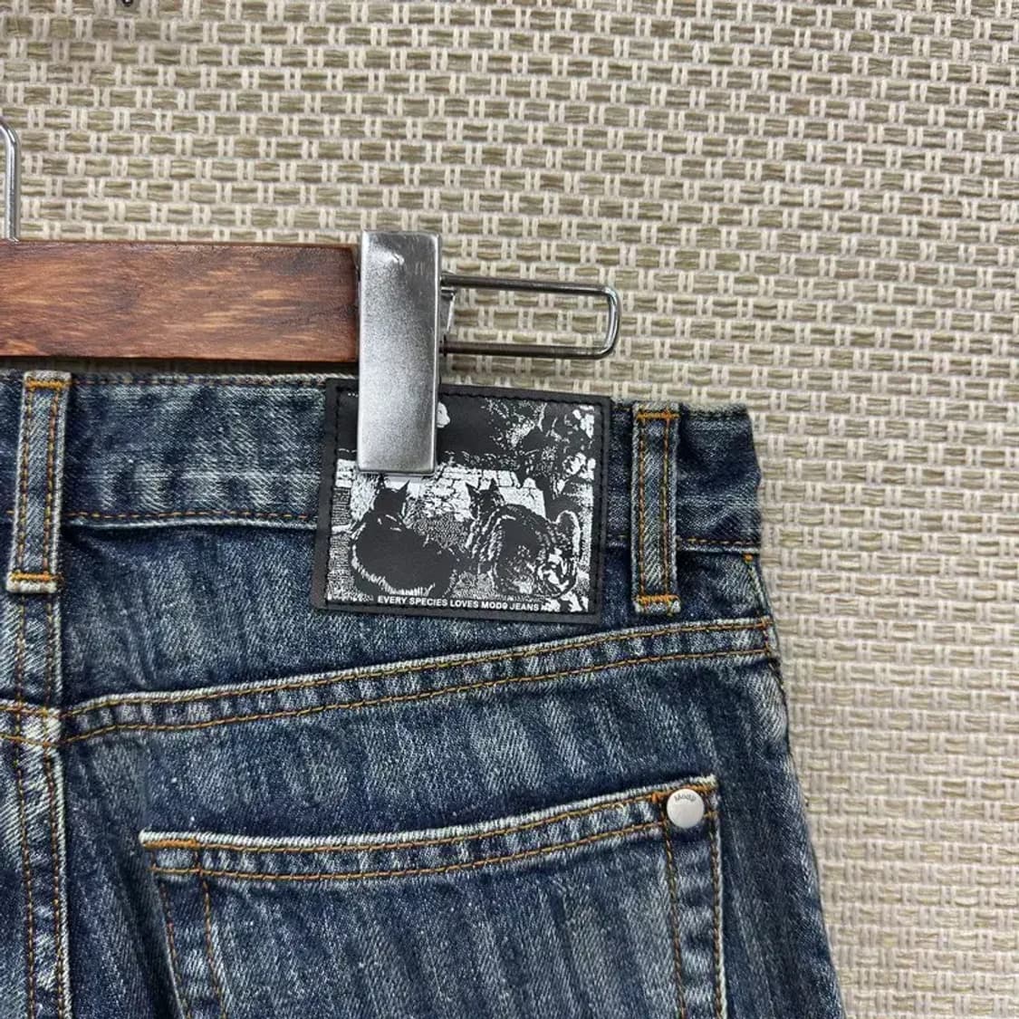 모드나인 스트릿 와이드핏 데님 청바지 28인 A03441 상품이미지3