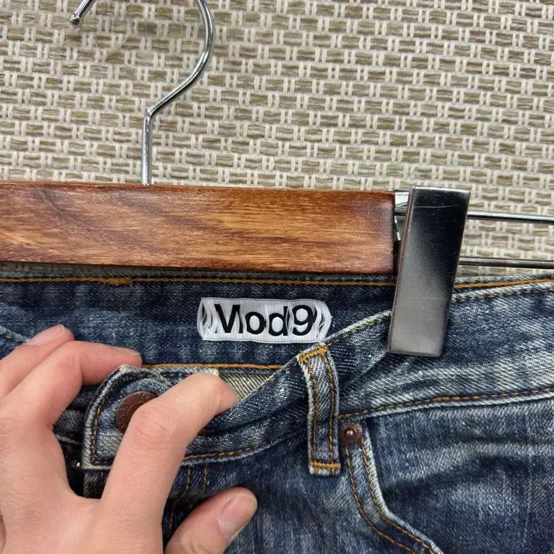 모드나인 스트릿 와이드핏 데님 청바지 28인 A03441 상품이미지4