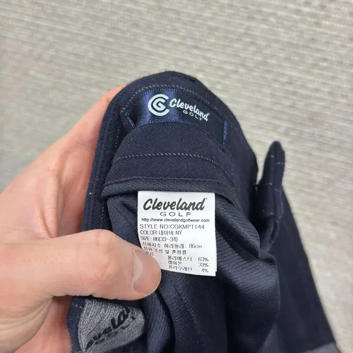 클리브랜드 골프 캐주얼 스트라이프 가을 바지 86 A03442 상품이미지4