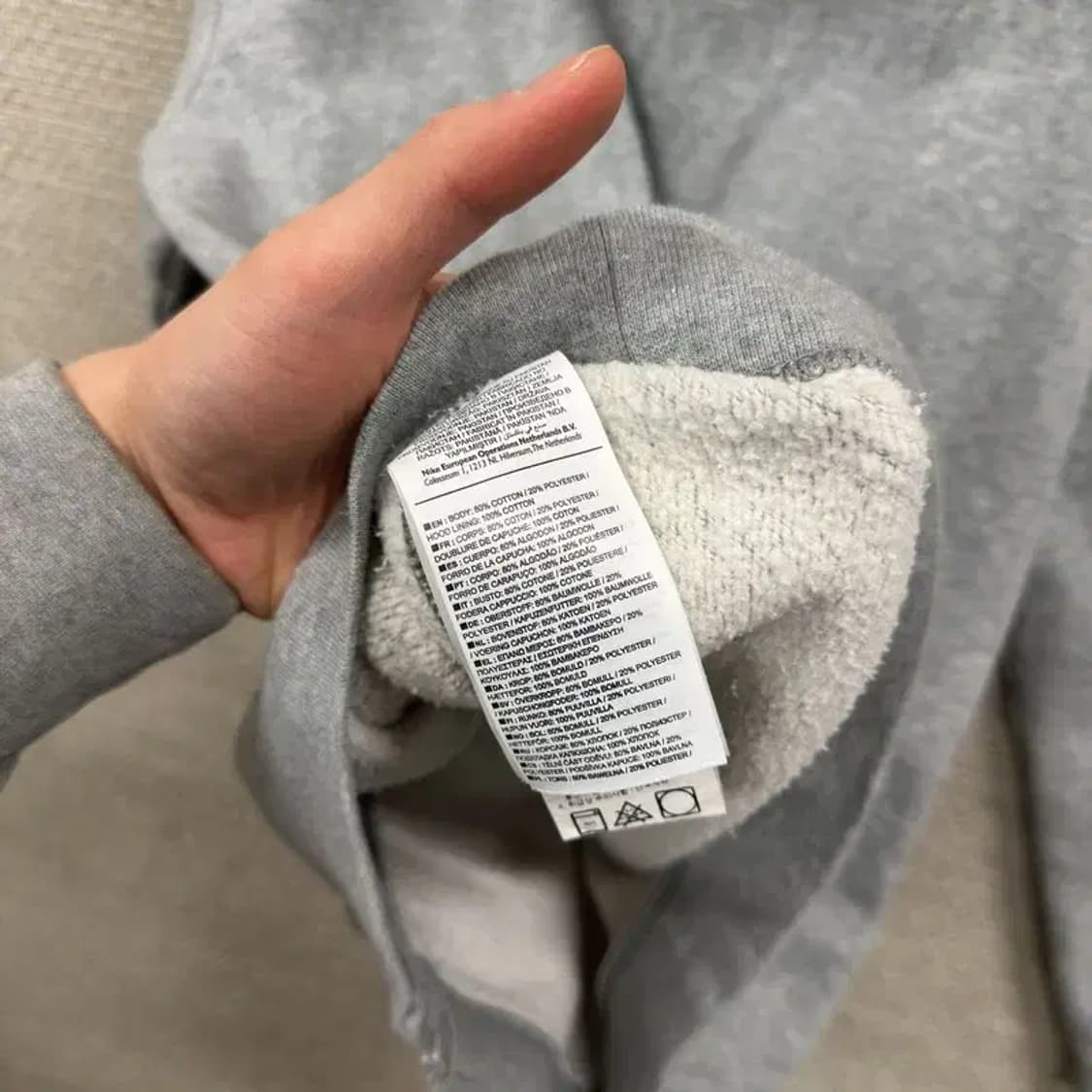 나이키 캐주얼 자수로고 약기모 후드집업 M A03421 상품이미지4