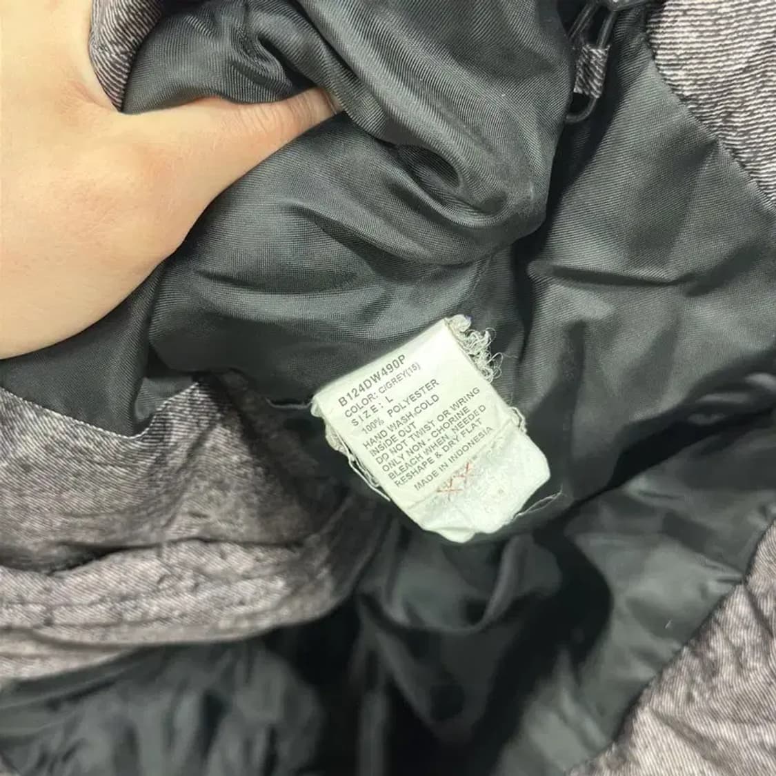 버커루 캐주얼 스트릿 프린팅로고 패딩 점퍼 L A03423 상품이미지4