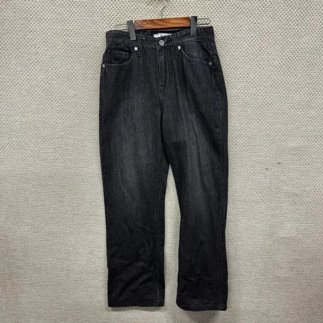 플랙진 캐주얼 블랙진 데님 흑청바지 28인치 A03443 상품이미지1