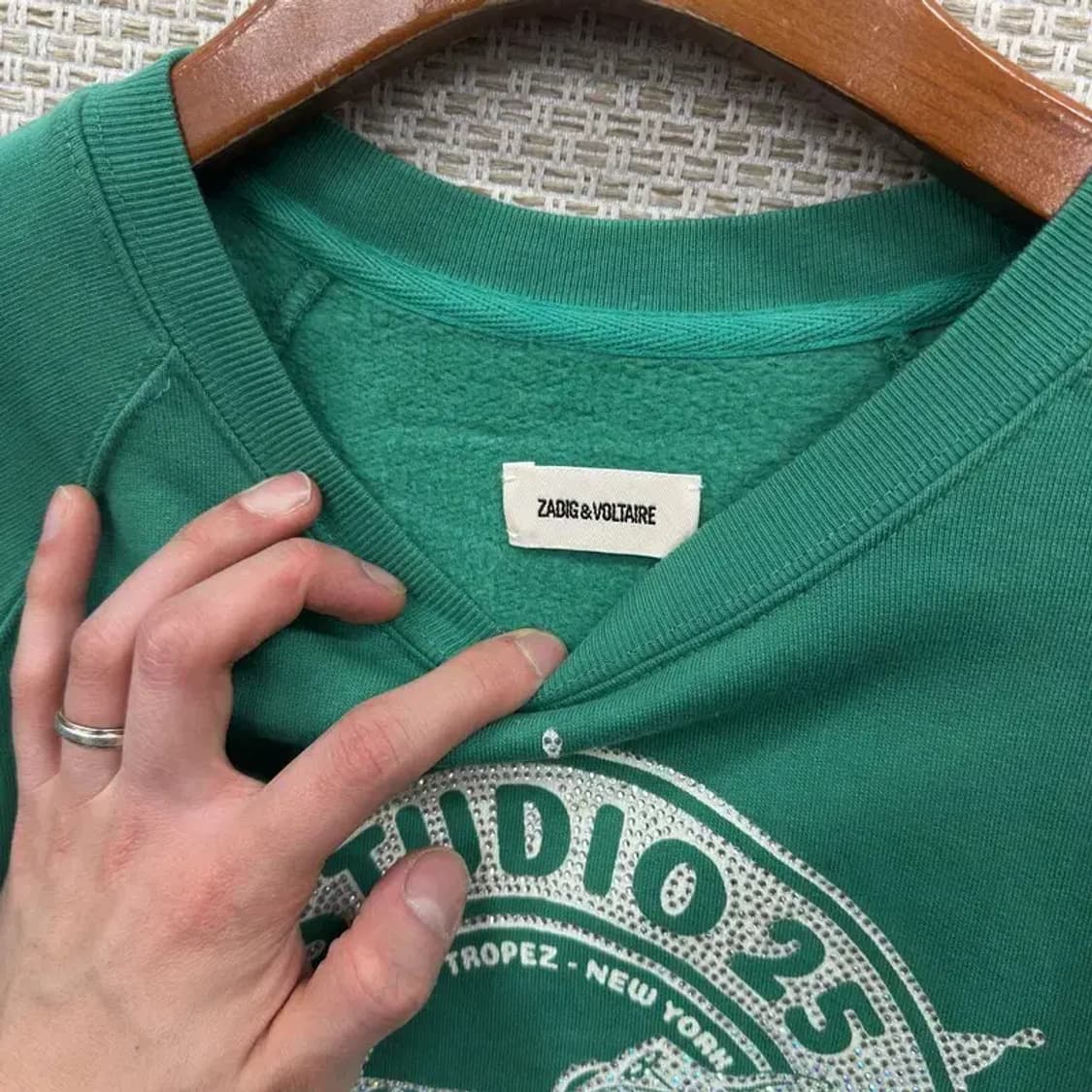 쟈딕앤볼테르 캐주얼 약기모 스웻셔츠 맨투맨 XS A03489 상품이미지3