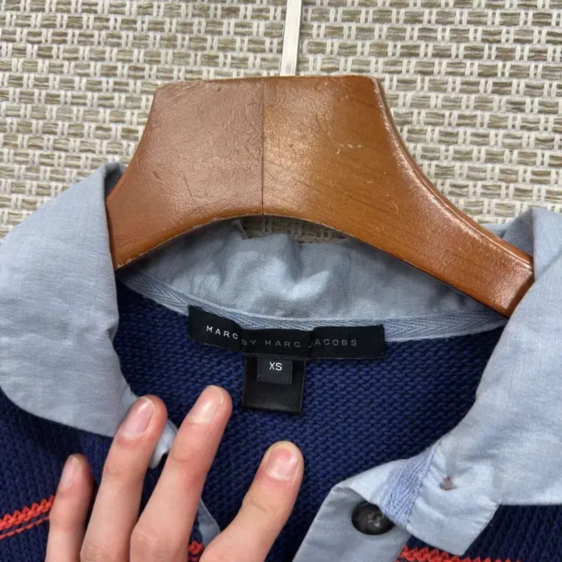 마크제이콥스 스트라이프 니트 반팔카라티 XS A03494 상품이미지3