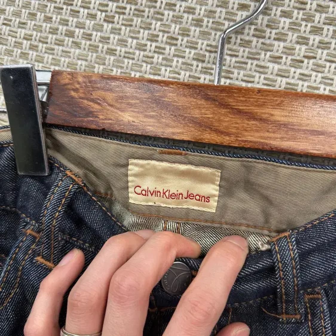 캘빈클라인 캐주얼 생지 데님팬츠 청바지 W32 A03515 상품이미지4