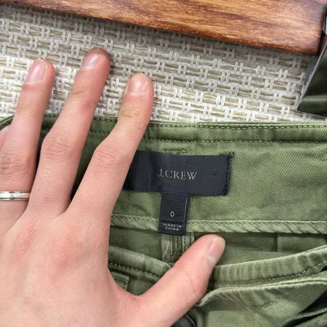 제이크루 카키 더블버늩 벨티드 스커트 치마 27인치 A03521 상품이미지3