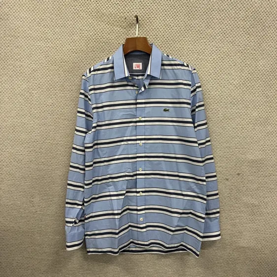 라코스테 캐주얼 스트라이프 셔츠 95 A03490 상품이미지1