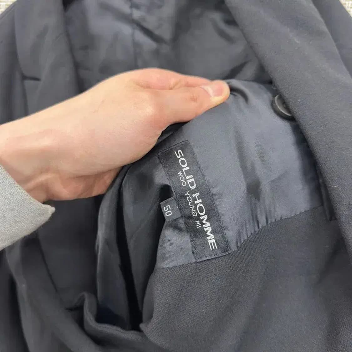 솔리드옴므 남성 울 정장자켓 블레이저 105 A03500 상품이미지3