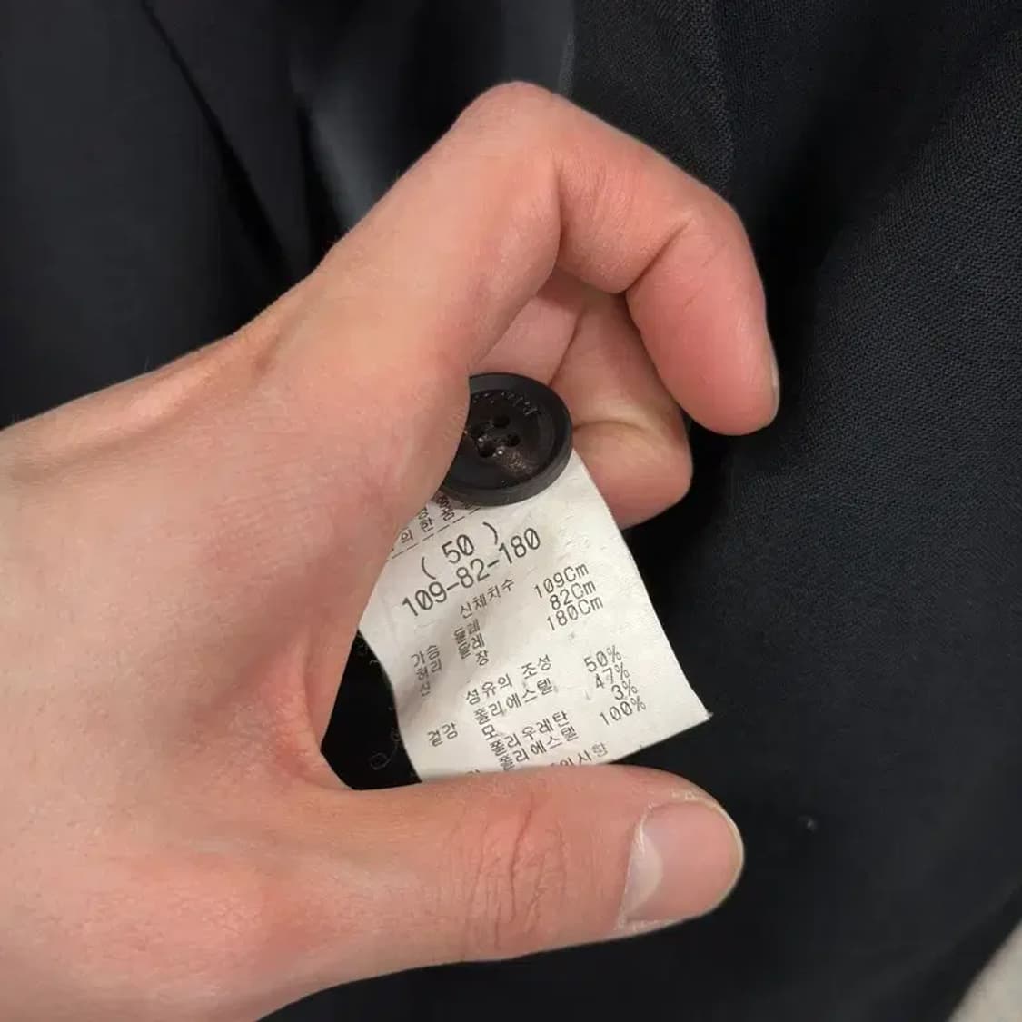 솔리드옴므 남성 울 정장자켓 블레이저 105 A03500 상품이미지4