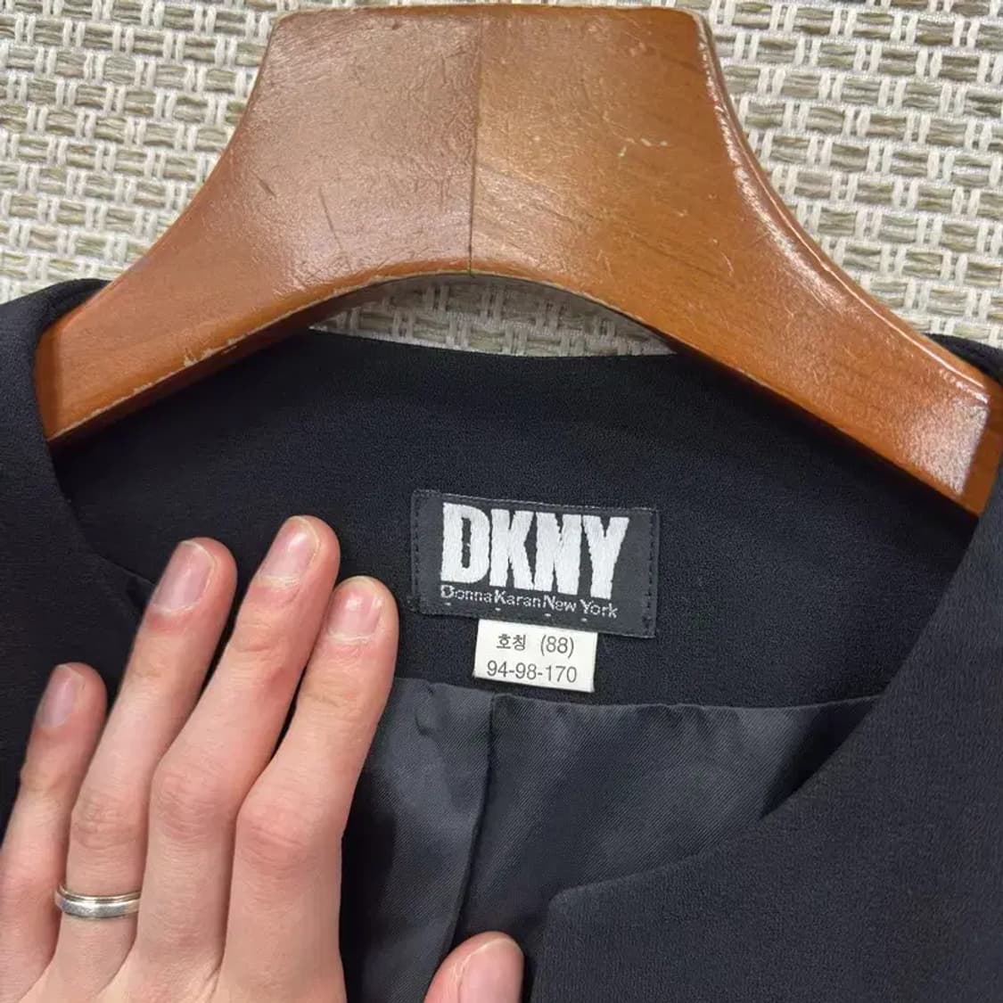 도나카란뉴욕 DKNY 원버튼 여자 자켓 블레이저 88 A03491 상품이미지3