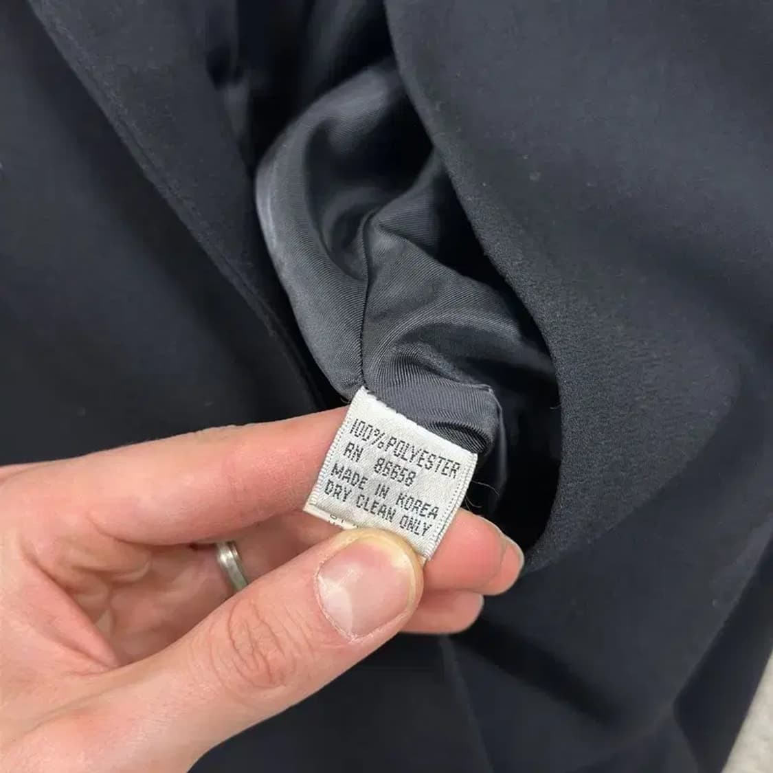 도나카란뉴욕 DKNY 원버튼 여자 자켓 블레이저 88 A03491 상품이미지4