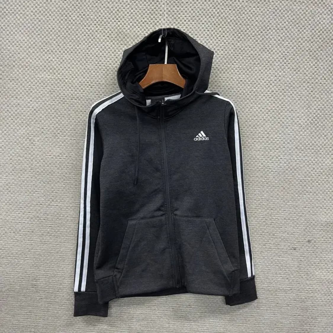 아디다스 캐주얼 약기모 자수 후드집업 져지 트랙탑 XS A03503 상품이미지1