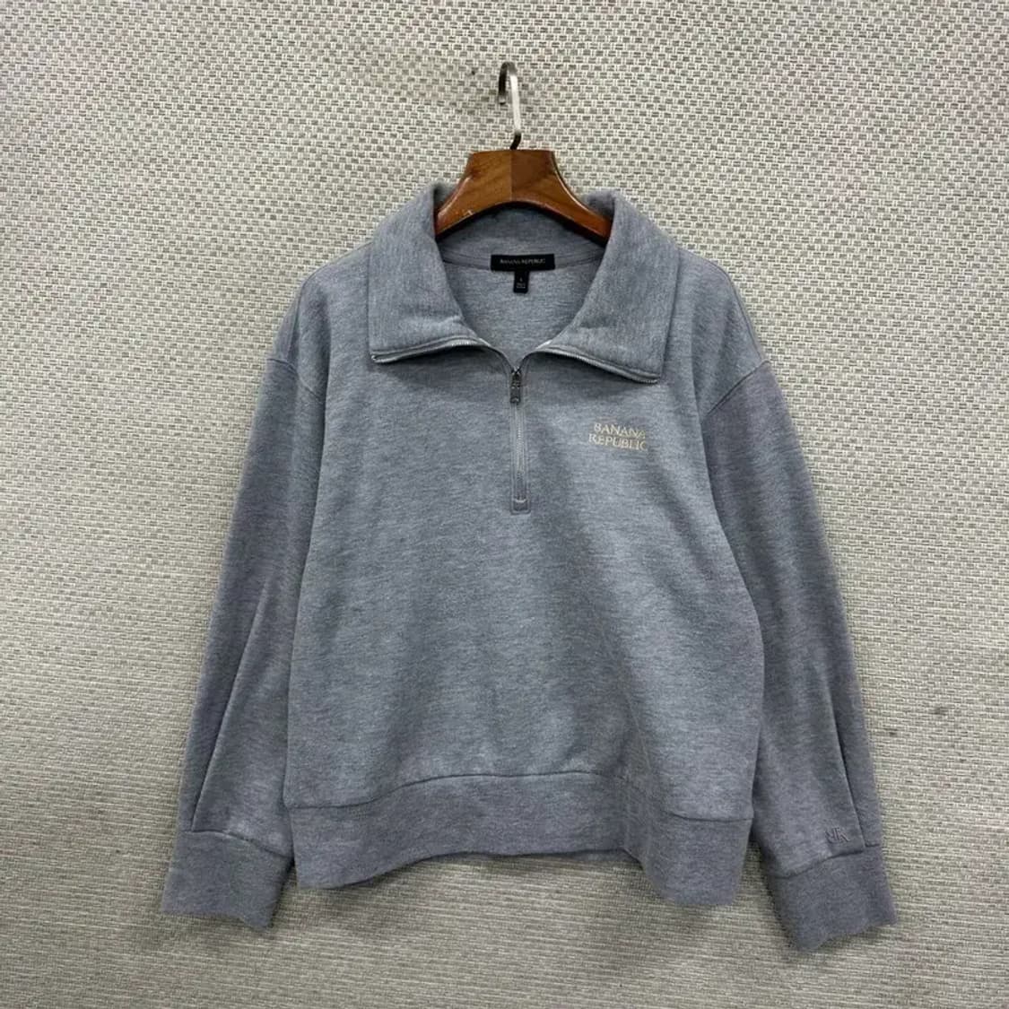 바나나리퍼블릭 캐주얼 반집업 오버핏 맨투맨 L A03511 상품이미지1