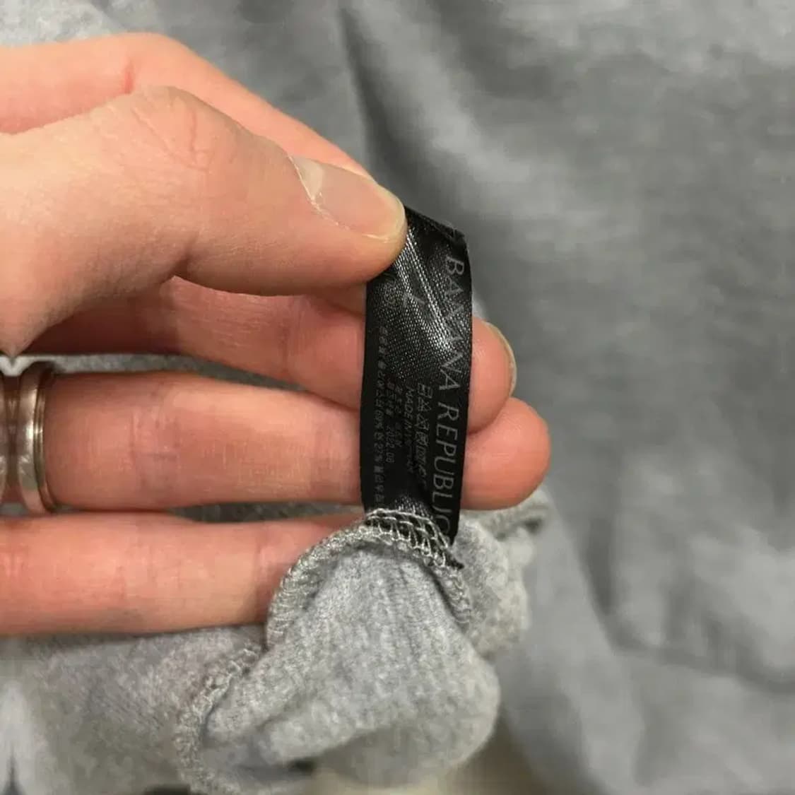 바나나리퍼블릭 캐주얼 반집업 오버핏 맨투맨 L A03511 상품이미지4