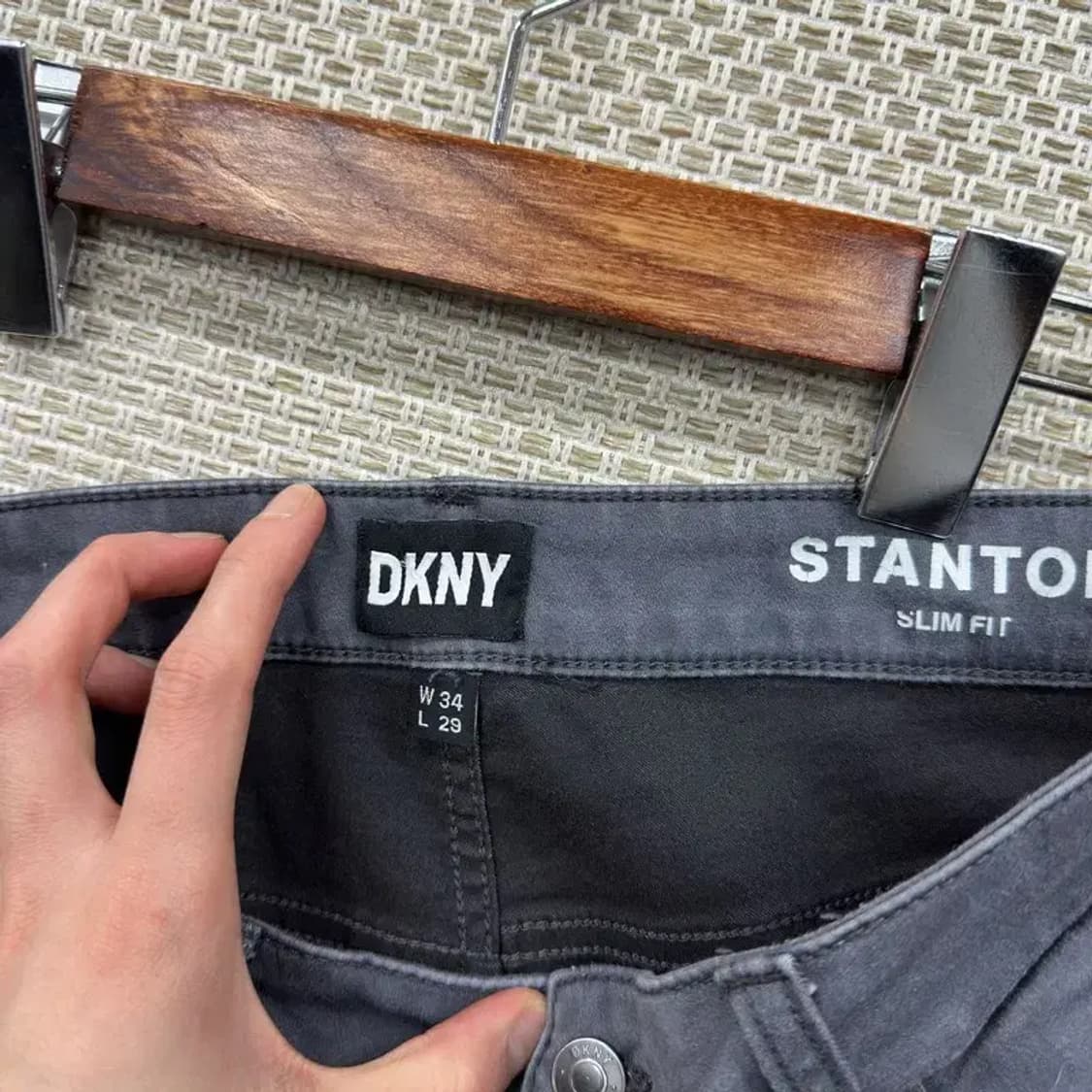 도나카란뉴욕 DKNY 캐주얼 남자 스판 면바지 W34 A03517 상품이미지4