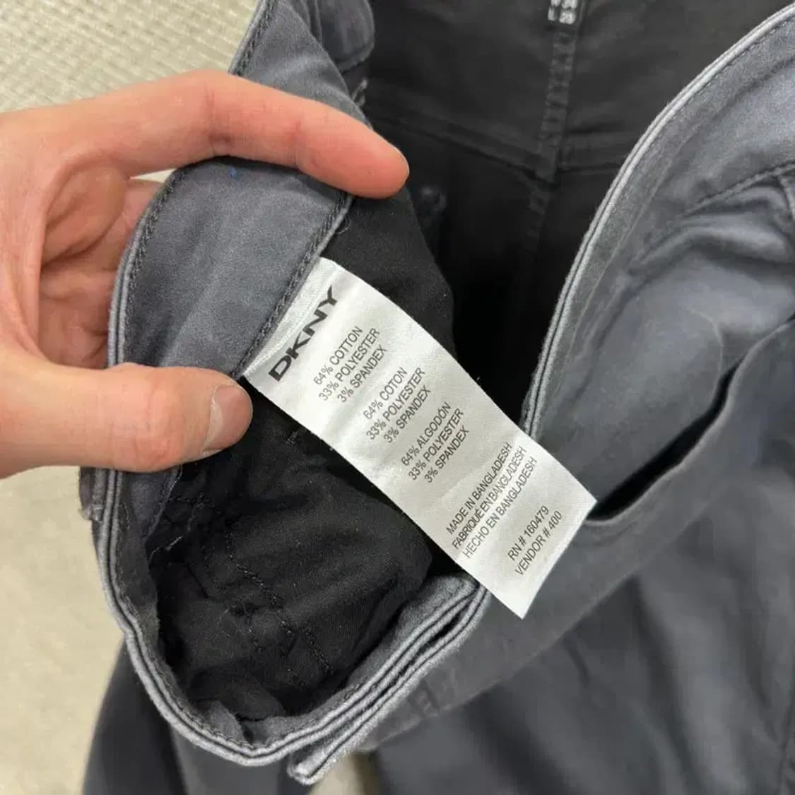 도나카란뉴욕 DKNY 캐주얼 남자 스판 면바지 W34 A03517 상품이미지5