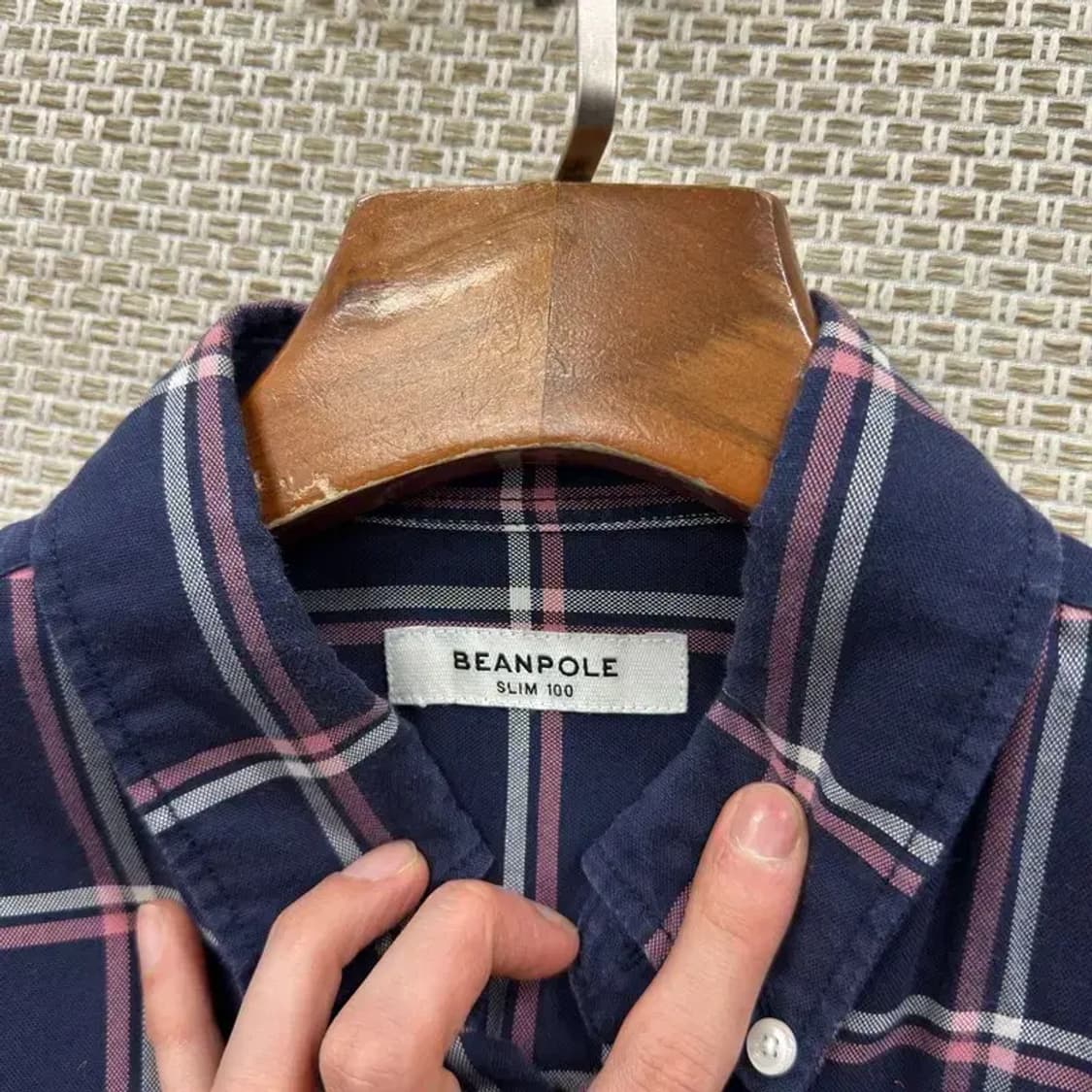 빈폴 캐주얼 남자 체크셔츠 100 A03512 상품이미지3