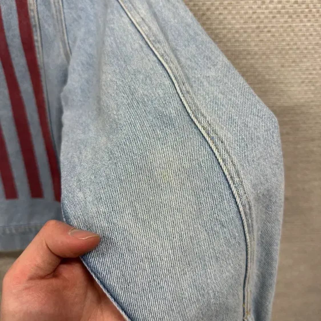 아메리칸어패럴 성조기 청자켓 데님자켓 S A03495 상품이미지4