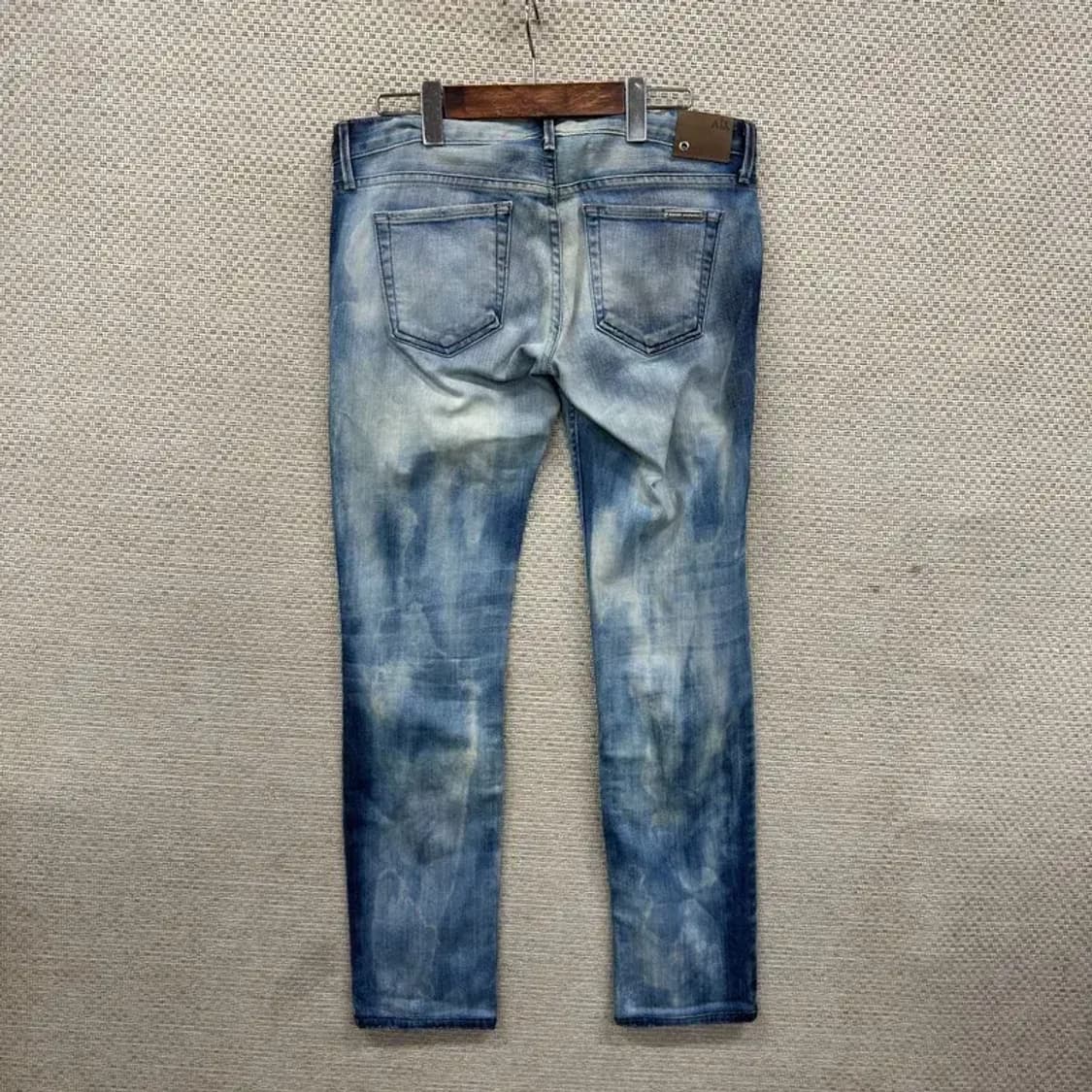 아르마니 익스체인지 워싱진 스키니진 청바지 32인치 A03523 상품이미지2