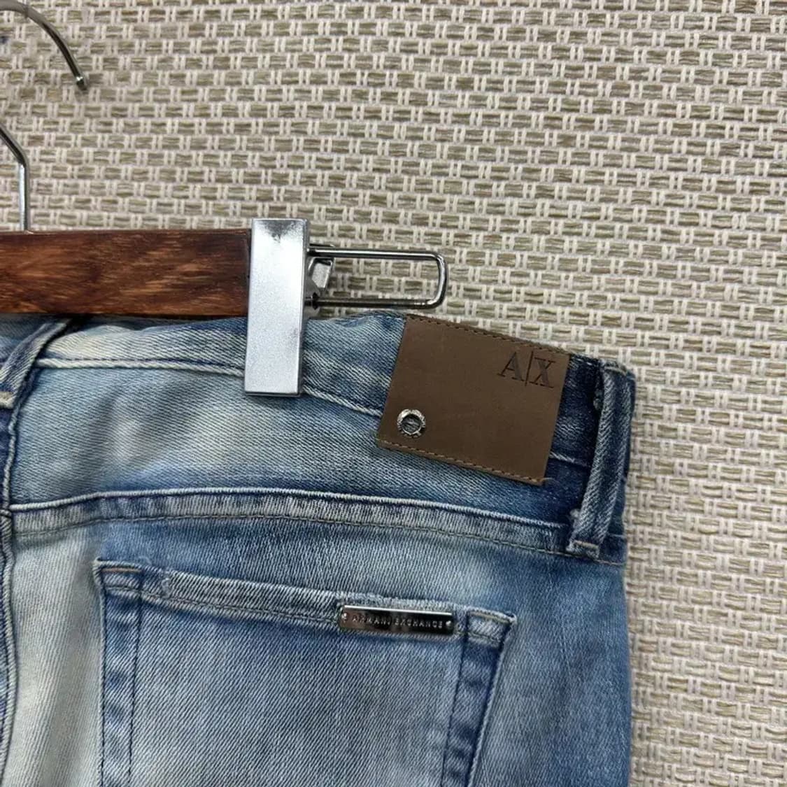 아르마니 익스체인지 워싱진 스키니진 청바지 32인치 A03523 상품이미지3