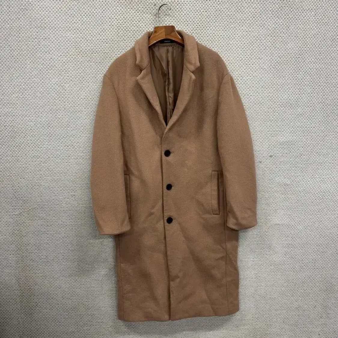 무신사스탠다드 캐주얼 버튼 울 코트 자켓 M A03565 상품이미지1