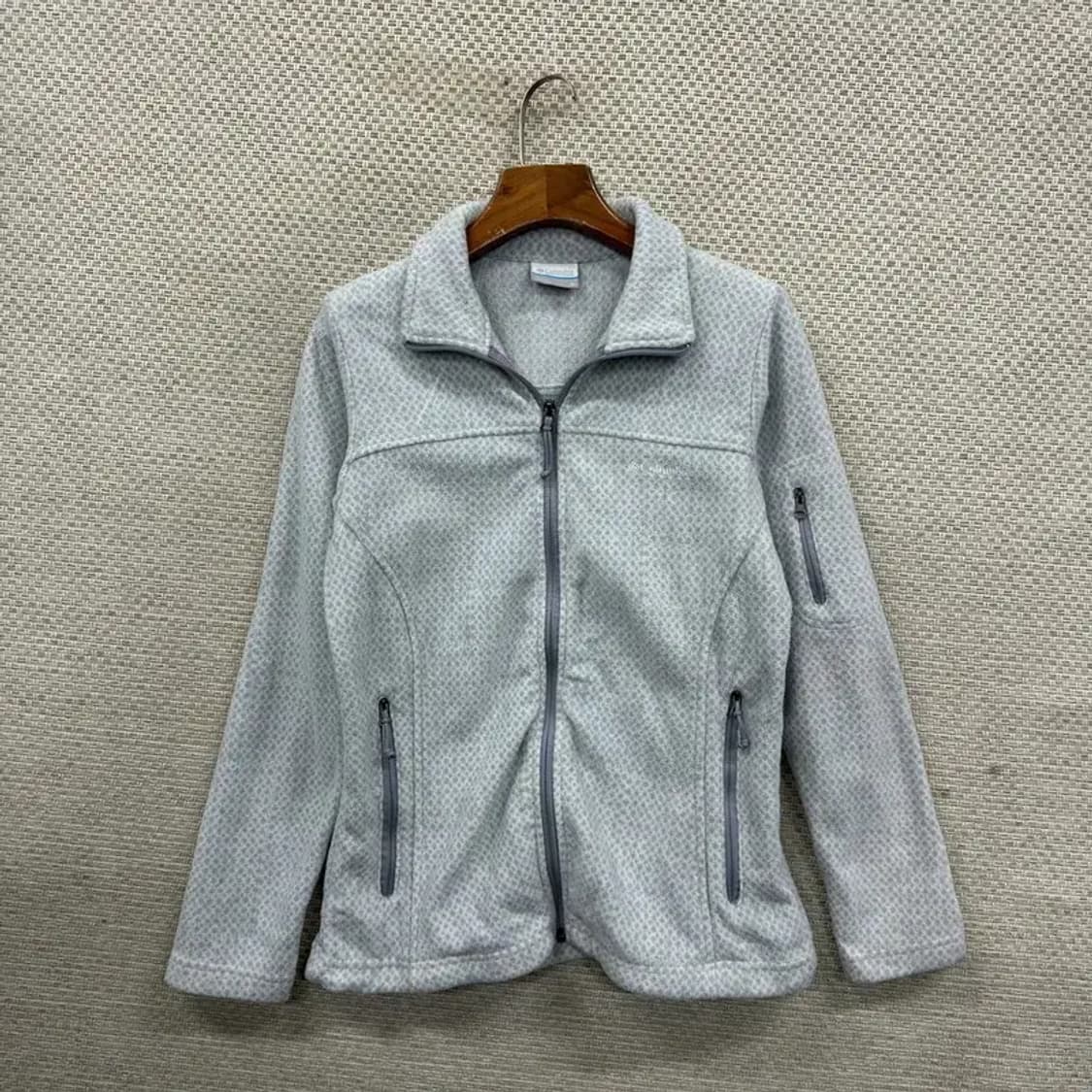 콜럼비아 아웃도어 자수로고 플리스 후리스 집업 M A03578 상품이미지1