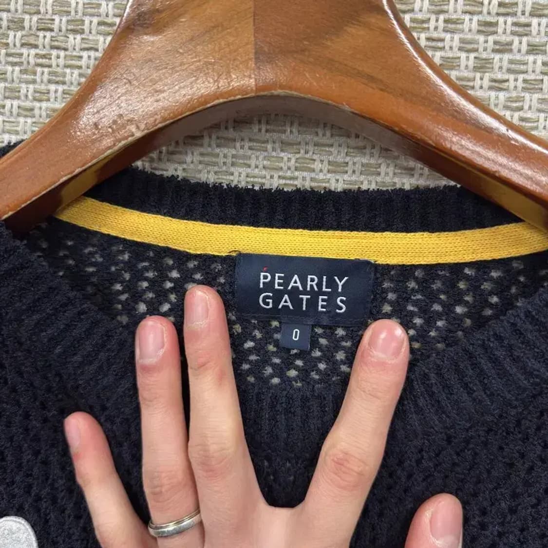 파리게이츠 골프 캐주얼 아크릴 니트 스웨터 0 A03586 상품이미지3