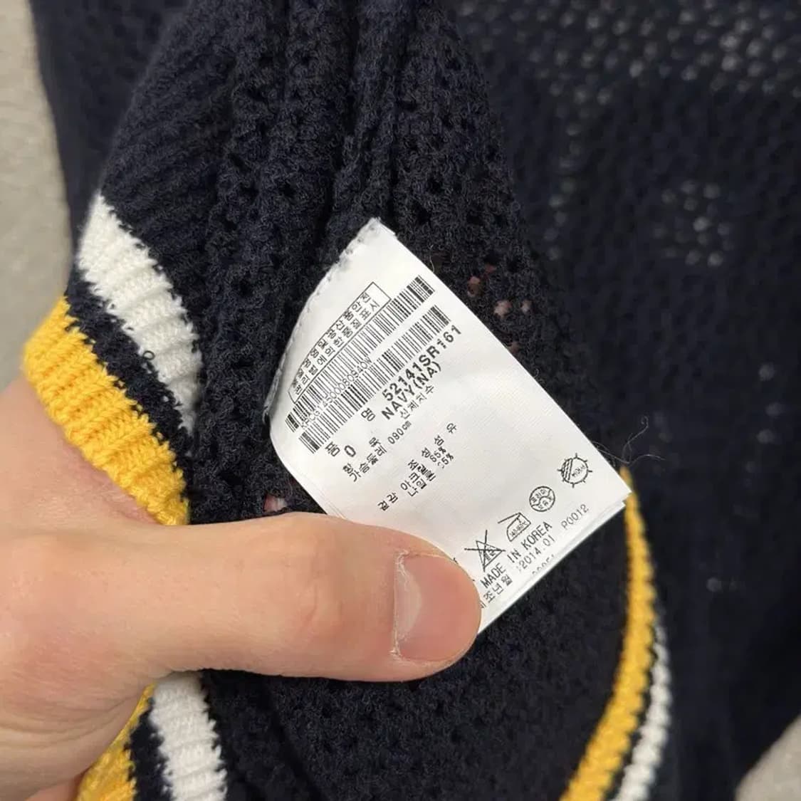 파리게이츠 골프 캐주얼 아크릴 니트 스웨터 0 A03586 상품이미지4