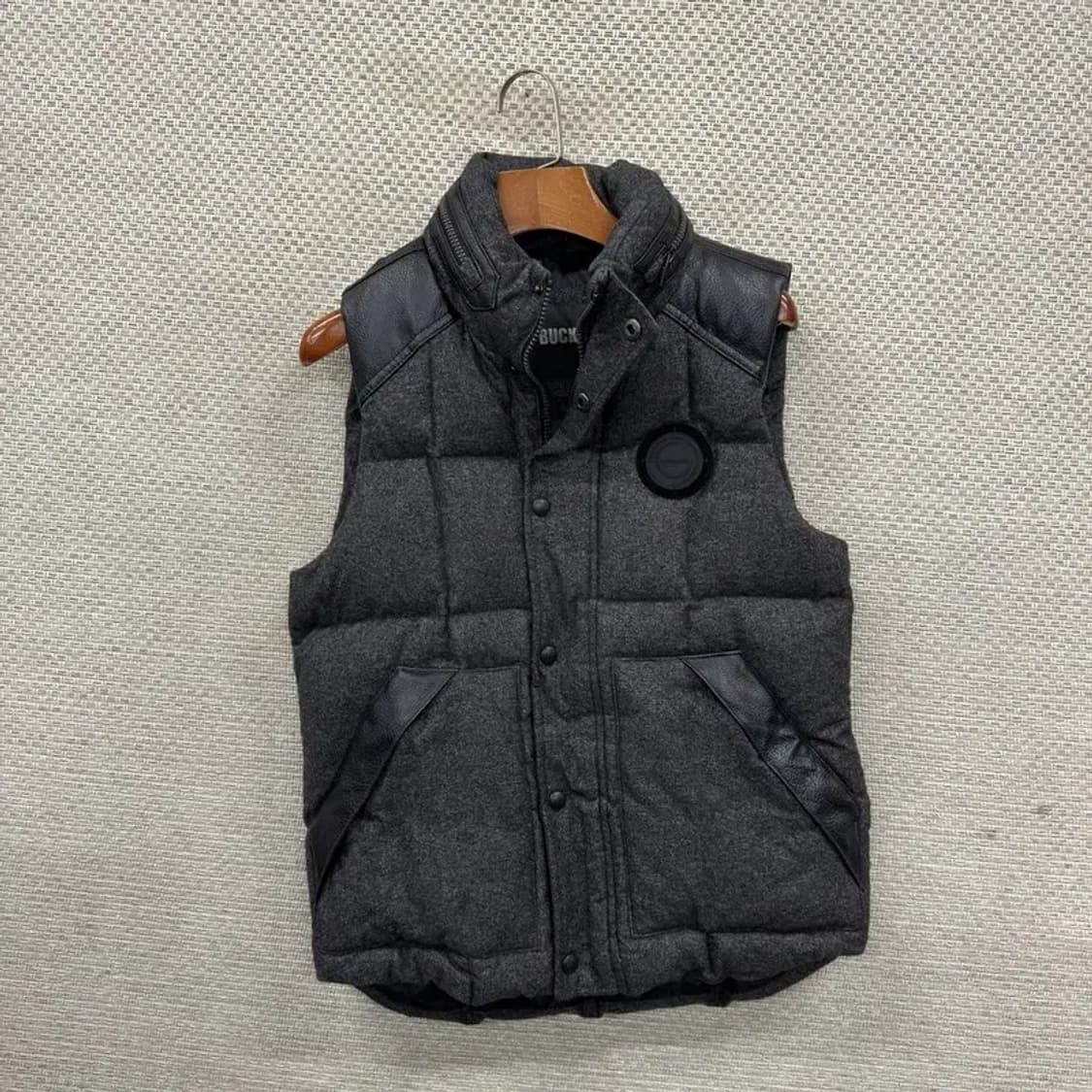 버커루 올드스쿨 오리털 덕다운 패딩 조끼 베스트 S A03587 상품이미지1