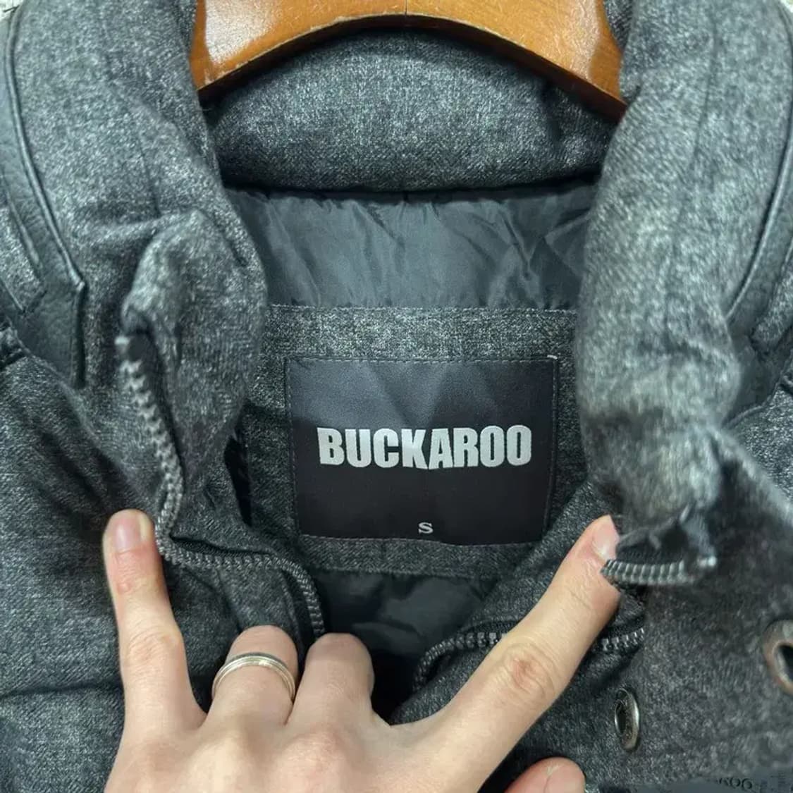 버커루 올드스쿨 오리털 덕다운 패딩 조끼 베스트 S A03587 상품이미지3