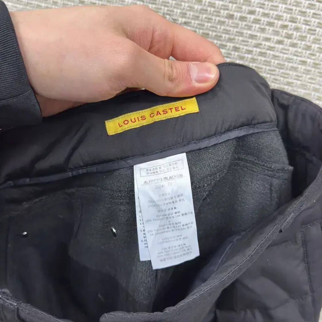 루이까스텔 골프 오리털 덕다운 바지 70 A03595 상품이미지3