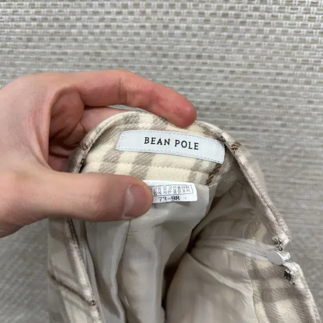 빈폴 캐주얼 모직 테니스 치마 미니스커트 73 A03596 상품이미지3